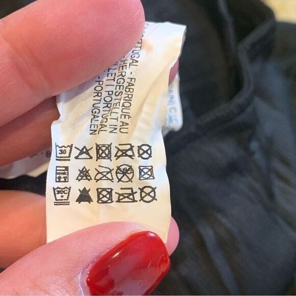 Zara Wrinkled Effect Maxi Skirt with Fringing Black Size Small - Picture 14 of 16